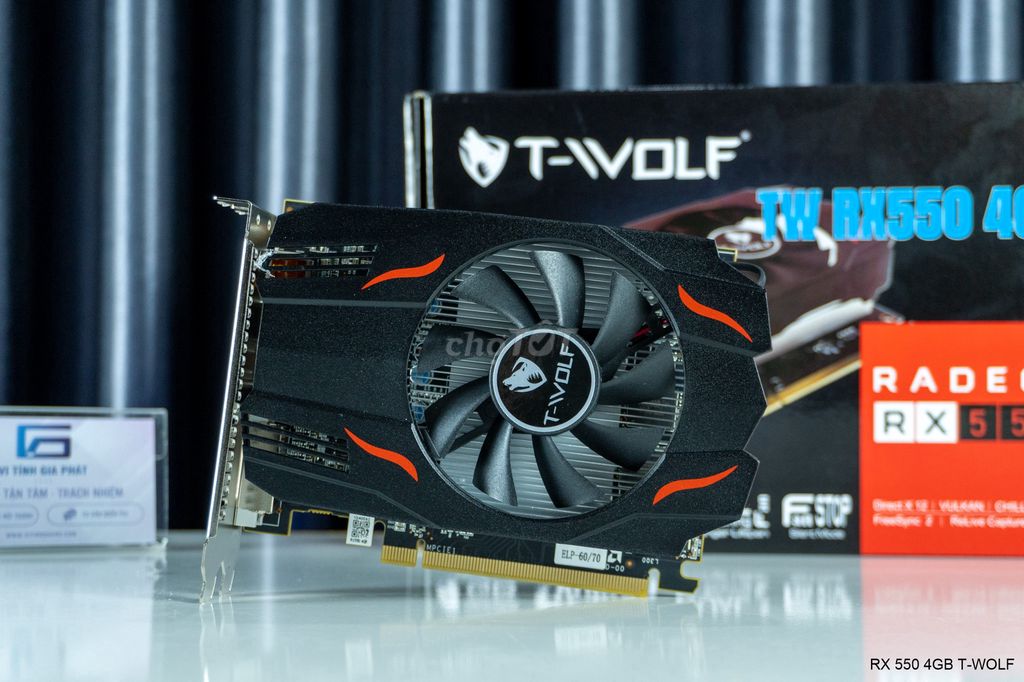 VGA TWOLF AMD Radeon RX 550 4GB GDDR5 128Bits New. Mua bán Linh kiện (RAM, Card...) tại Quận 6 Tp Hồ Chí Minh được đăng bởi Trần Thành Đại hình 2