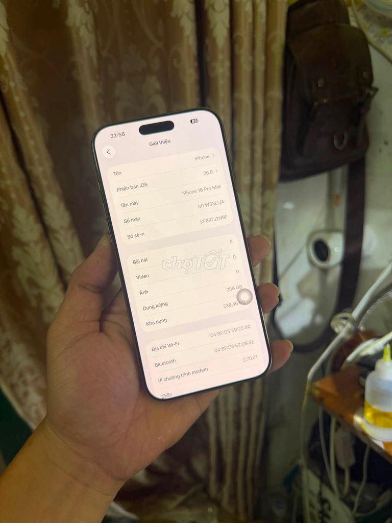 iPhone 16 Pro Max 256GB Vàng 96%. Mua bán Điện thoại tại Quận 10 Tp Hồ Chí Minh được đăng bởi Hội Đồ Điện Tử hình 1