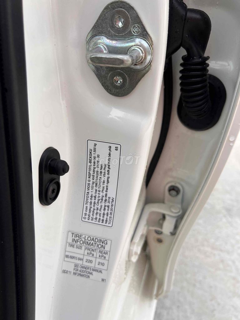 Toyota Vios G 2016 Trắng Sedan. Mua bán Ô tô tại Huyện Chơn Thành Bình Phước được đăng bởi Nguyên hình 10