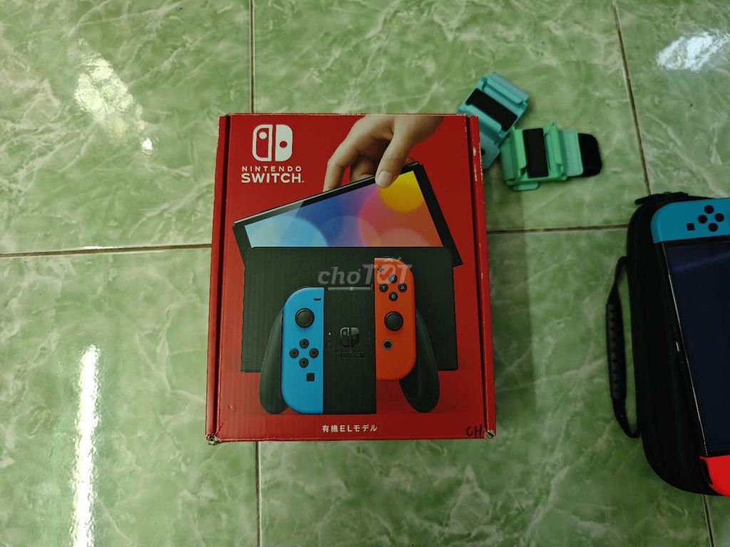 Nintendo Switch OLED neon 256GB fullbox. Mua bán Thiết bị chơi game tại Quận 12 Tp Hồ Chí Minh được đăng bởi kjmuu hình 1