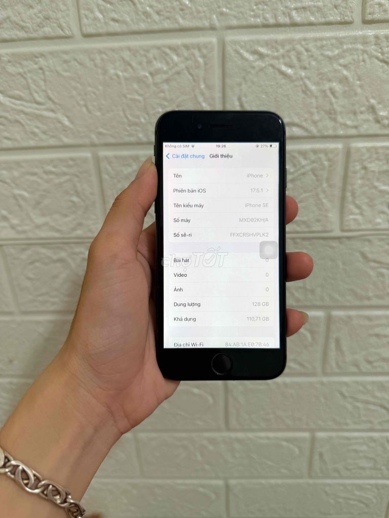 iPhone SE 128gb quốc tế full chức năng icloud ẩn. Mua bán Điện thoại tại Thành phố Thủ Đức Tp Hồ Chí Minh được đăng bởi Nguyễn Duy hình 1