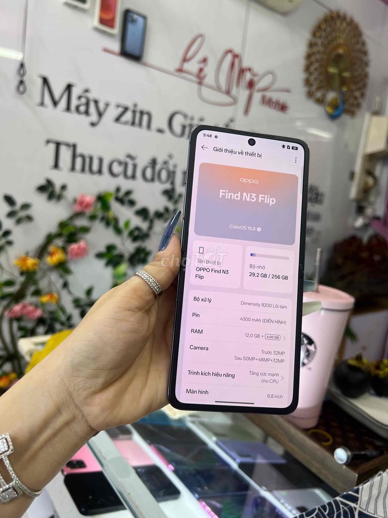 OPPO FIND N3 FLIP 256GB 99% màn keng ko vết trầy. Mua bán Điện thoại tại Quận Tân Phú Tp Hồ Chí Minh được đăng bởi LỆ MỸ mobile hình 1