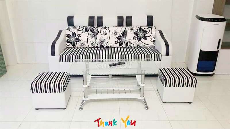 THANH LÝ SOFA NỆM NHUNG MỚI 99%