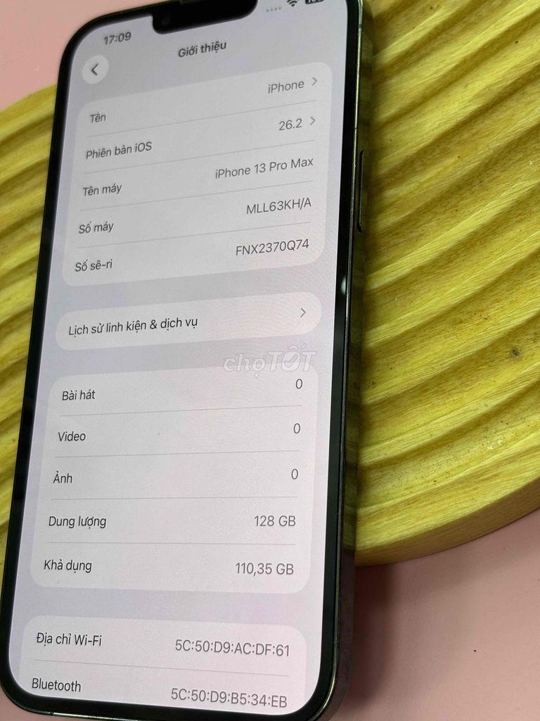 Apple iPhone 13 Pro Max 128GB Xanh. Mua bán Điện thoại tại Thành phố Tân An Long An được đăng bởi lê văn thái hình 1