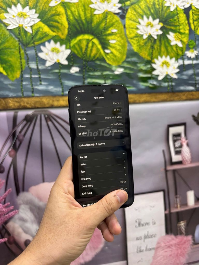 Apple iPhone 14 Pro Max 128GB Đen Đã Thay Màn Zin. Mua bán Điện thoại tại Quận Bắc Từ Liêm Hà Nội được đăng bởi Cửa hàng Bính Táo hình 1