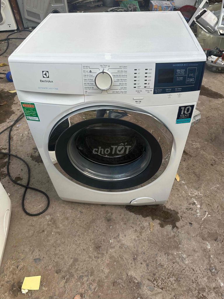 Máy giặt Electrolux 8kg Inverter Trắng. Mua bán Máy giặt tại Quận Bình Tân Tp Hồ Chí Minh được đăng bởi Cơ Điện Lạnh NK hình 1