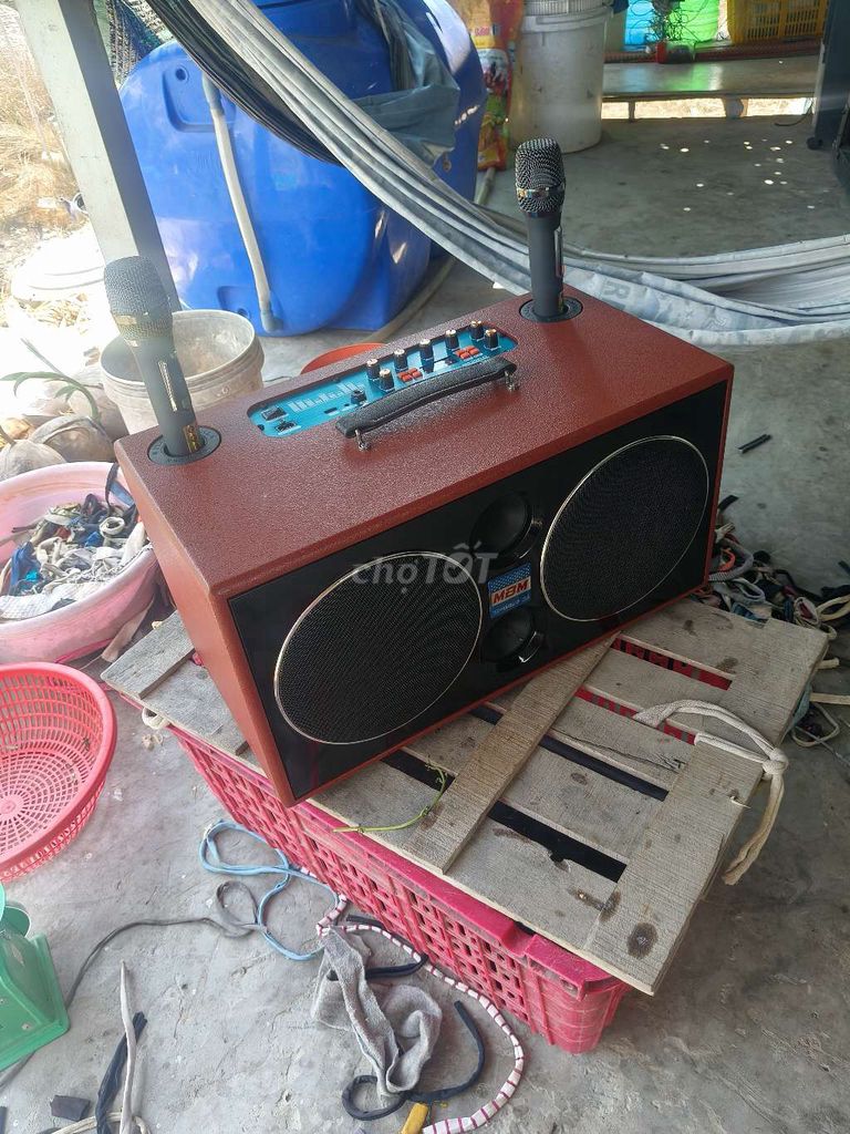 Loa kéo MBM Nâu 2 micro. Mua bán Tivi, Âm thanh tại Huyện Đầm Dơi Cà Mau được đăng bởi tấn lực hình 1