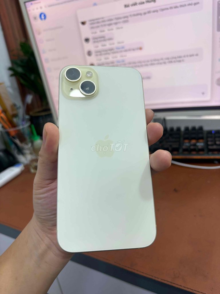 Apple iPhone 15plus 128g lock linew 99% zin all. Mua bán Điện thoại tại Quận Lê Chân Hải Phòng được đăng bởi hoang anh hình 1