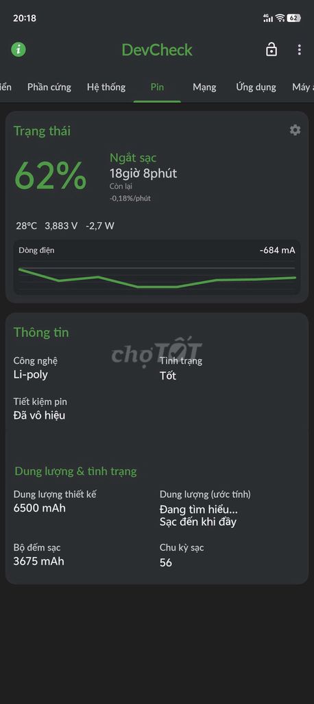iQOO Z10x 8GB/128GB. Mua bán Điện thoại tại Huyện Thanh Trì Hà Nội được đăng bởi Ang Vũ hình 1