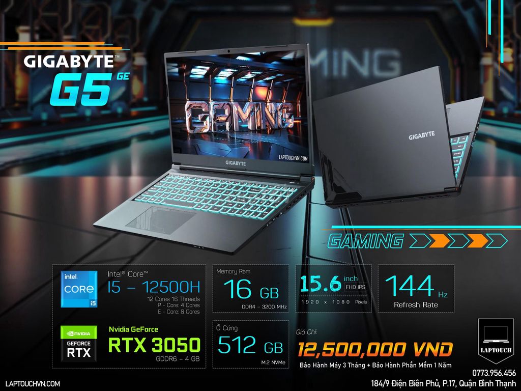Gigabyte G5 GE. Mua bán Laptop tại Quận Bình Thạnh Tp Hồ Chí Minh được đăng bởi Cửa Hàng Máy Tính Laptouch VN hình 1
