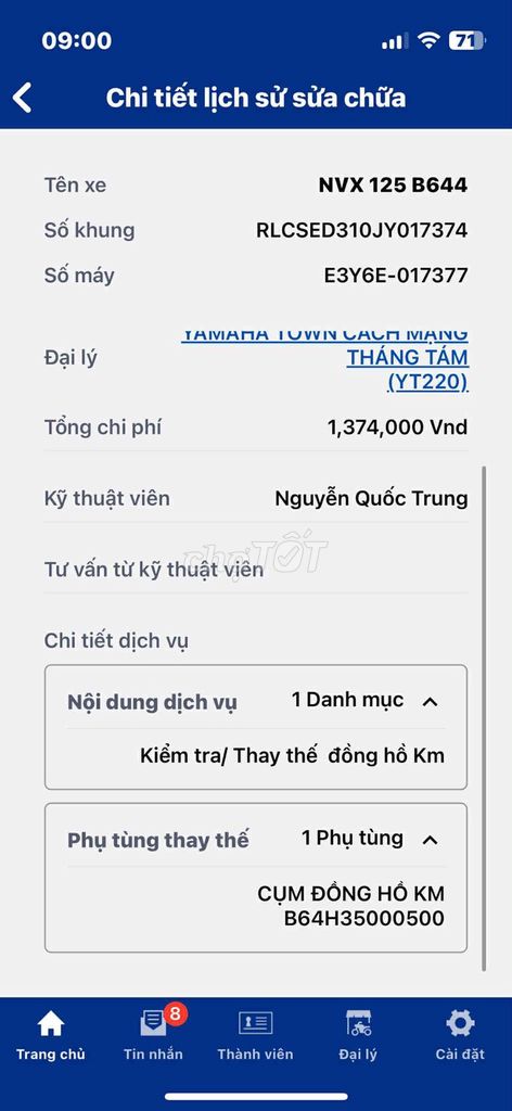 Chính chủ bán nvx 125 smartkey. Mua bán Xe máy tại Thành phố Thủ Đức Tp Hồ Chí Minh được đăng bởi F88 hình 6