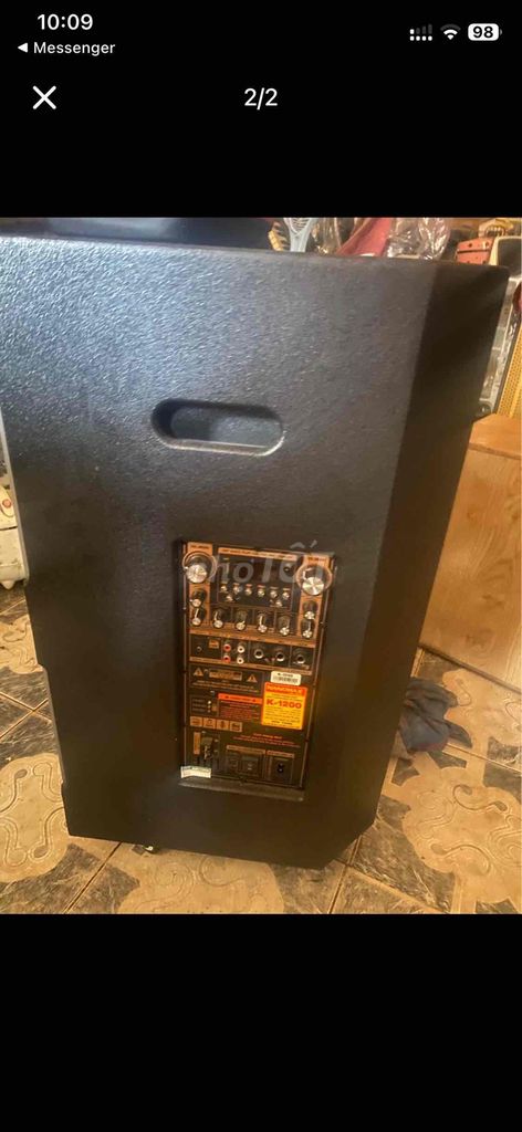 Loa kéo Nanomax K1200 Đen. Mua bán Tivi, Âm thanh tại Thành phố Buôn Ma Thuột Đắk Lắk được đăng bởi Nguyễn Thị Mỹ Lệ  hình 1