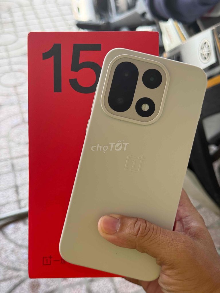OnePlus 15 256GB Vàng Cát FULLBOX. Mua bán Điện thoại tại Thành phố Cao Lãnh Đồng Tháp được đăng bởi Nguyễn Thiện Tuấn hình 1
