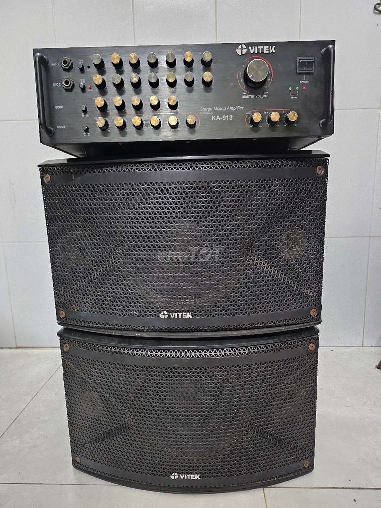 Bộ Karaoke Viettronics Vitek KA-913 + Loa KS-301. Mua bán Tivi, Âm thanh tại Thành phố Thủ Đức Tp Hồ Chí Minh được đăng bởi THE VINTAGE AUDIO hình 1