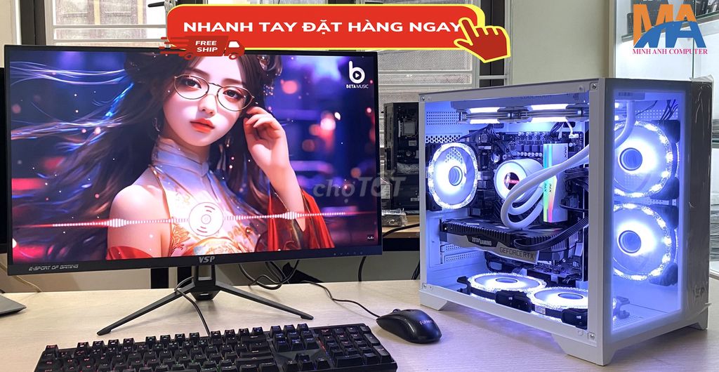 Sale bộ PC i7 đời mới chiến game, làm đồ hoạ mượt