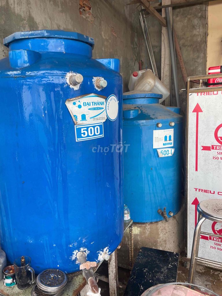 Bồn nước Đại Thành 500 lít Nhựa Xanh đã sử dụng. Mua bán Thiết bị vệ sinh, nhà tắm tại Thành phố Sóc Trăng Sóc Trăng được đăng bởi Dương Trí Đạt hình 1