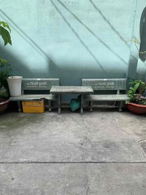 bàn ghế đá để ngoài trời , cho tặng miễn phí. Mua bán Bàn ghế tại Quận Tân Phú Tp Hồ Chí Minh được đăng bởi Loan