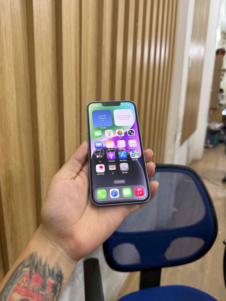 Apple iPhone 14 QTE 512GB Xanh Like new 99%. Mua bán Điện thoại tại Quận Đống Đa Hà Nội được đăng bởi Hà Nội Mobile Bao Duyệt Nợ Xấu hình 1
