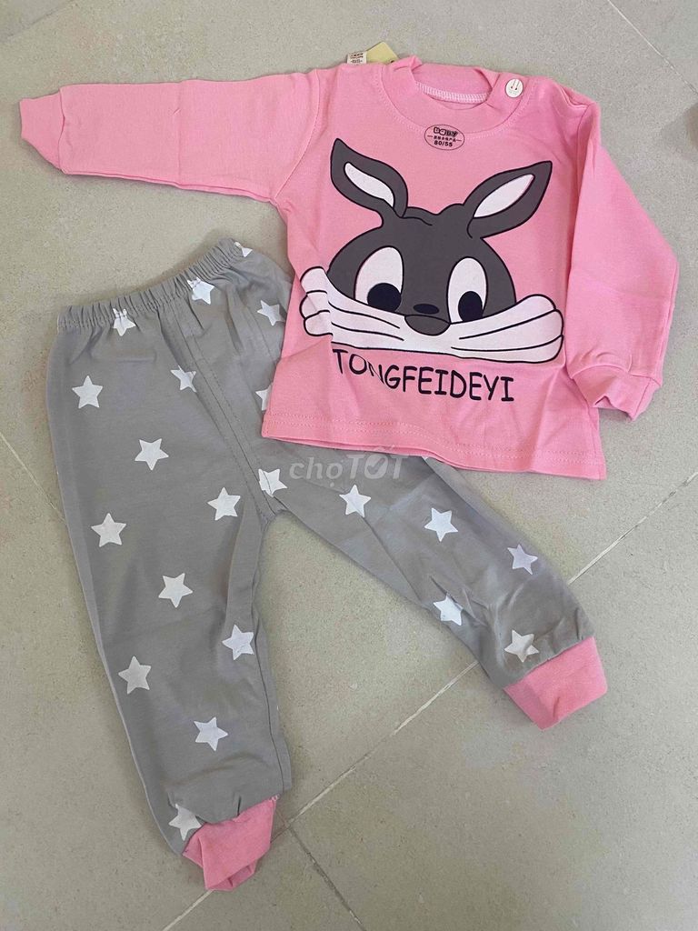 Đồ ngủ bé trai và bé gái vải thun. Mua bán Mẹ và bé tại Huyện Bình Chánh Tp Hồ Chí Minh được đăng bởi Misu Tran hình 1