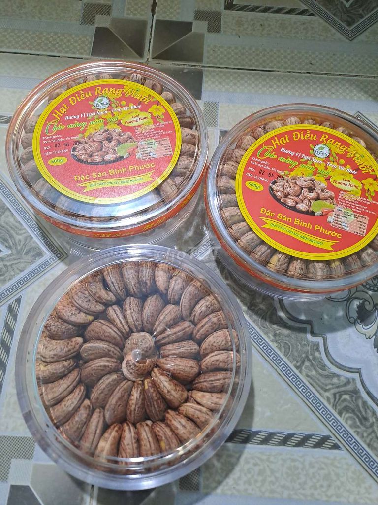 Hạt Điều Rang Muối Bình Phước ( Thượng Hạng). Mua bán Đồ ăn, thực phẩm và các loại khác tại Thành phố Dĩ An Bình Dương được đăng bởi Duc Tho Nguyen hình 1