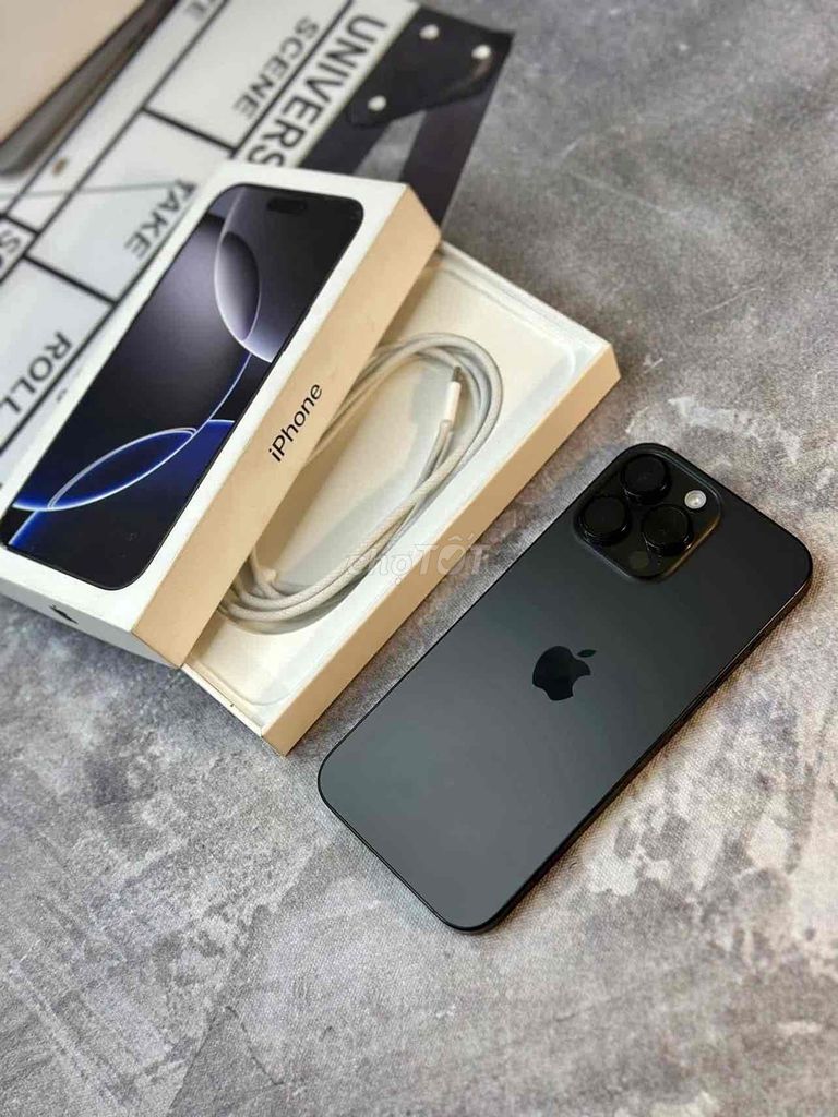 iPhone 16 Pro Max 256GB Đen FULLBOX APPLE 11/2025. Mua bán Điện thoại tại Quận 10 Tp Hồ Chí Minh được đăng bởi iStockHCM hình 1