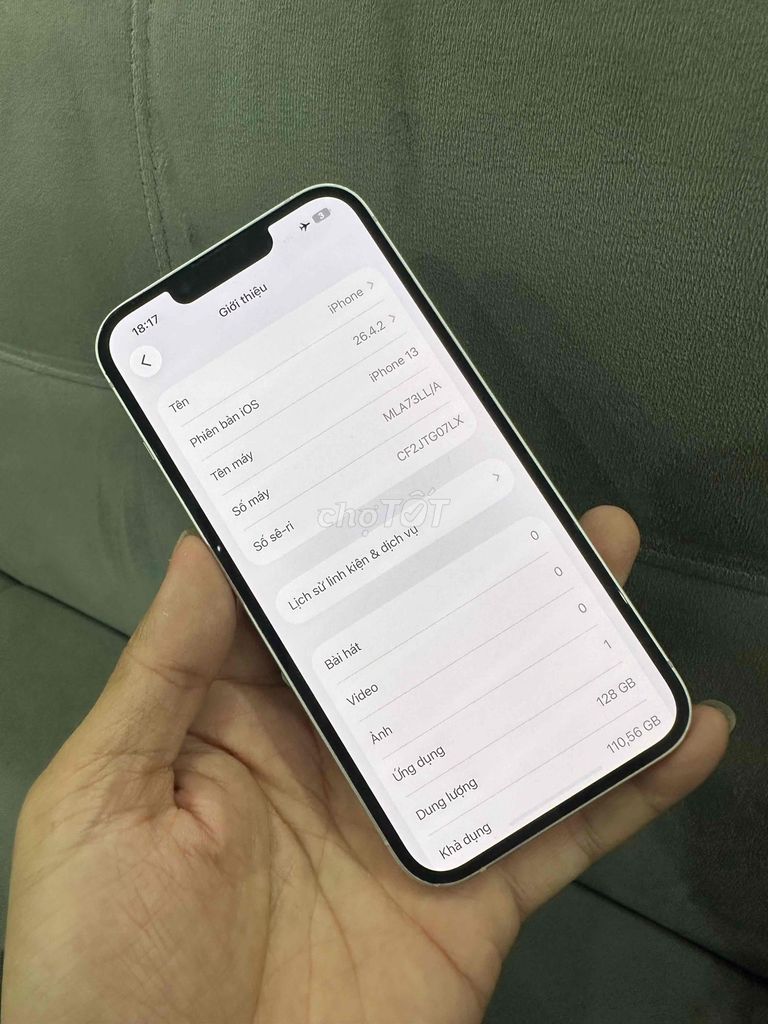 iPhone 13 128GB Pink Zin Đét pin 100%. Mua bán Điện thoại tại Quận Đống Đa Hà Nội được đăng bởi Ng Hoang Anh hình 1