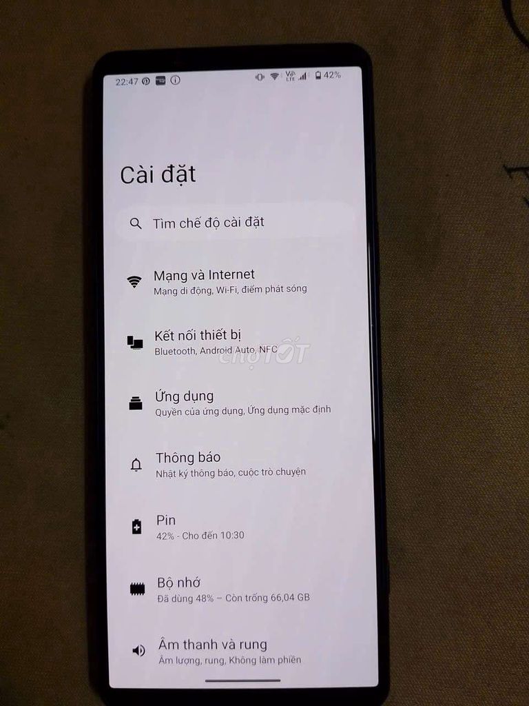 Sony Xperia 5 Mark IV Xanh. Mua bán Điện thoại tại Thành phố Thủ Đức Tp Hồ Chí Minh được đăng bởi Nguyen Thang hình 1