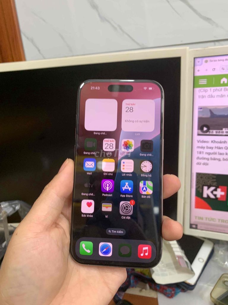 iphone 15pro 128g zin keng liknew 99% titan