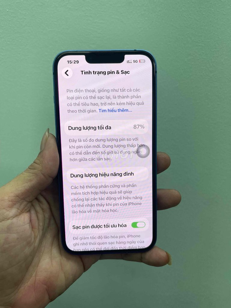 iPhone 13 128GB Xanh. Mua bán Điện thoại tại Quận Tân Phú Tp Hồ Chí Minh được đăng bởi Phùng Thiện Mobile hình 1