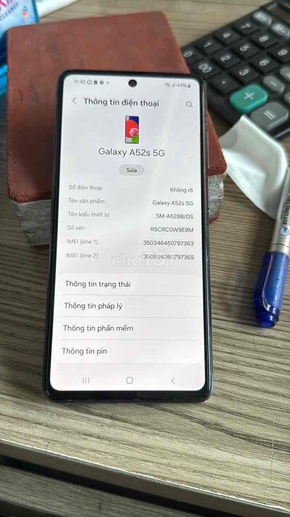 Samsung Galaxy A52s 5G 8GB/128GB. Mua bán Điện thoại tại Quận 12 Tp Hồ Chí Minh được đăng bởi Dinh Mai Nuong hình 1