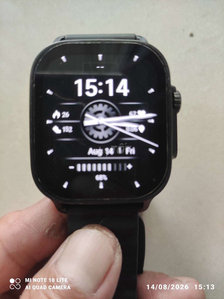 Realme Watch 5 Đen AMOLED. Mua bán Thiết bị đeo thông minh tại Thành phố Biên Hòa Đồng Nai được đăng bởi Thanh lý đồ cũ hình 1