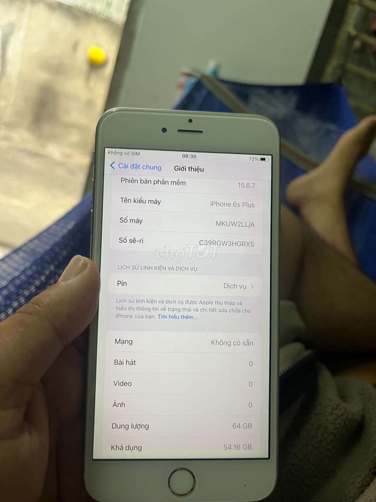 Apple iPhone 8 Plus 64GB Trắng Đã sử dụng. Mua bán Điện thoại tại Thành phố Biên Hòa Đồng Nai được đăng bởi Ngô đức thanh hình 1