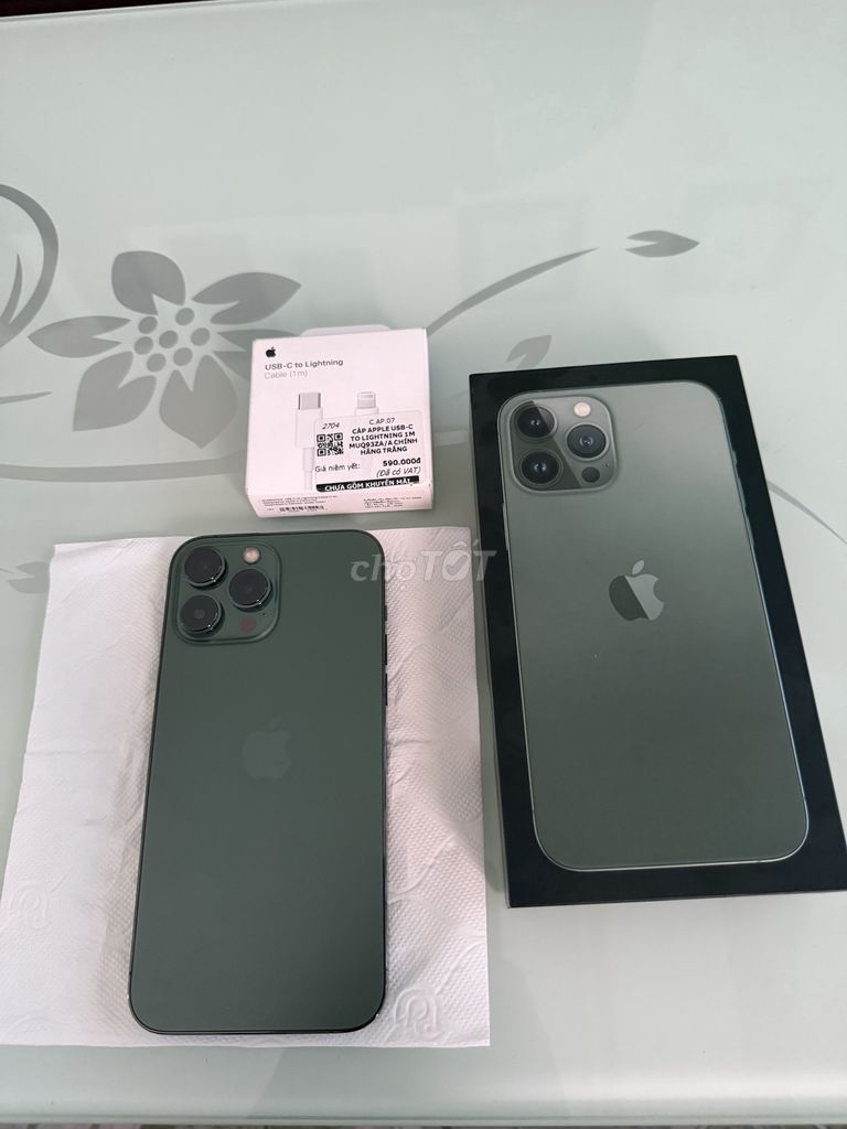 Apple iPhone 13 Pro Max 128GB Xanh quân đội. Mua bán Điện thoại tại Quận 12 Tp Hồ Chí Minh được đăng bởi Minh Trí hình 1
