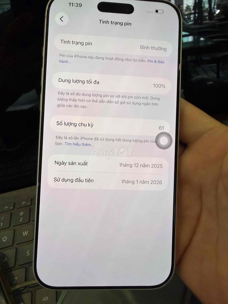 iPhone 17 Pro Max 256GB Trắng. Mua bán Điện thoại tại Quận Phú Nhuận Tp Hồ Chí Minh được đăng bởi Thanh nam hình 1