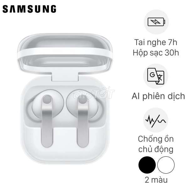 Tai nghe Samsung Bug4 Pro Trắng Chống ồn. Mua bán Tivi, Âm thanh tại Quận Bắc Từ Liêm Hà Nội được đăng bởi phạm văn tùng hình 1