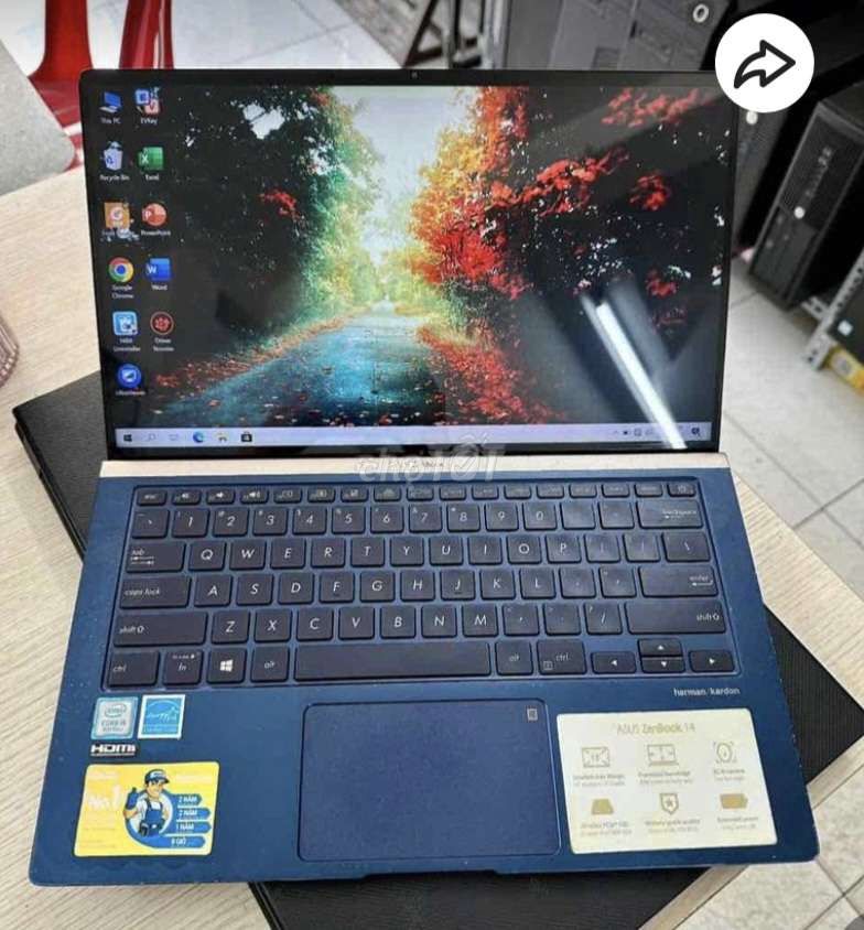 Asus ZenBook 14 Xanh Kim loại. Mua bán Laptop tại Quận Bình Tân Tp Hồ Chí Minh được đăng bởi RanLe hình 1