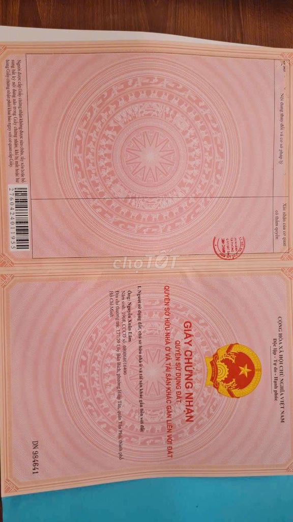 Nhà ở VInh Lộc B giáp Bình Tân  ( đường nhựa  xe hơi )