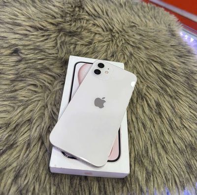 iPhone12 128gb trắng qtế mỹ pin new100 zin áp suất