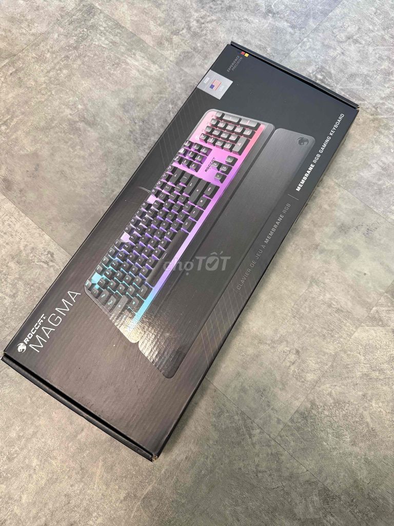 Bàn phím gaming ROCCAT Magma RGB Đen. Mua bán Phụ kiện (Màn hình, Chuột...) tại Quận Bình Thạnh Tp Hồ Chí Minh được đăng bởi Ha Anh hình 1