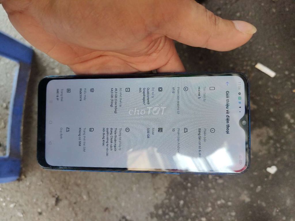 Realme 5 3GB/64GB Xanh dương. Mua bán Điện thoại tại Quận Hoàng Mai Hà Nội được đăng bởi Nguyễn Xuân Đại hình 1