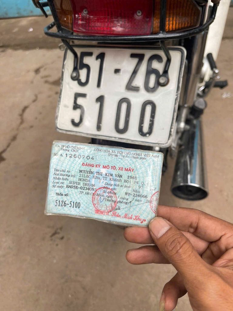 Super Dream 1997 xe rất đẹp. Mua bán Xe máy tại Huyện Cái Bè Tiền Giang được đăng bởi Thầy Thời hình 3