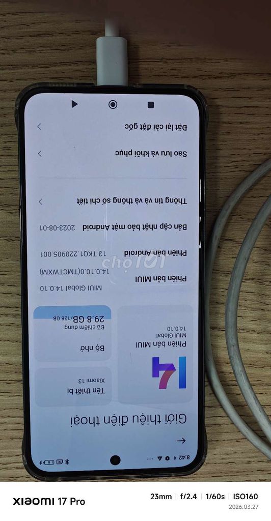Xiaomi 13 128GB Đen Đã dùng. Mua bán Điện thoại tại Huyện Gia Lâm Hà Nội được đăng bởi Hùng Nguyên hình 1