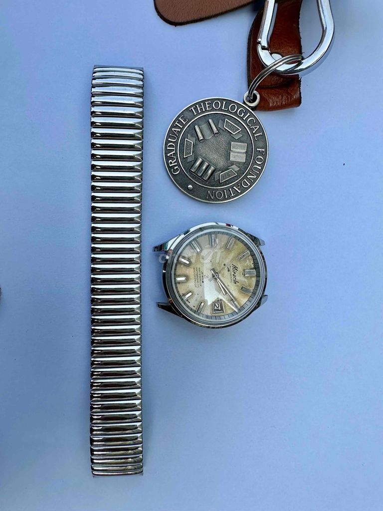 Vintage Miracle Automatic 37mm stainless steel. Mua bán Đồng hồ tại Quận Bình Tân Tp Hồ Chí Minh được đăng bởi Vintage Watch hình 1