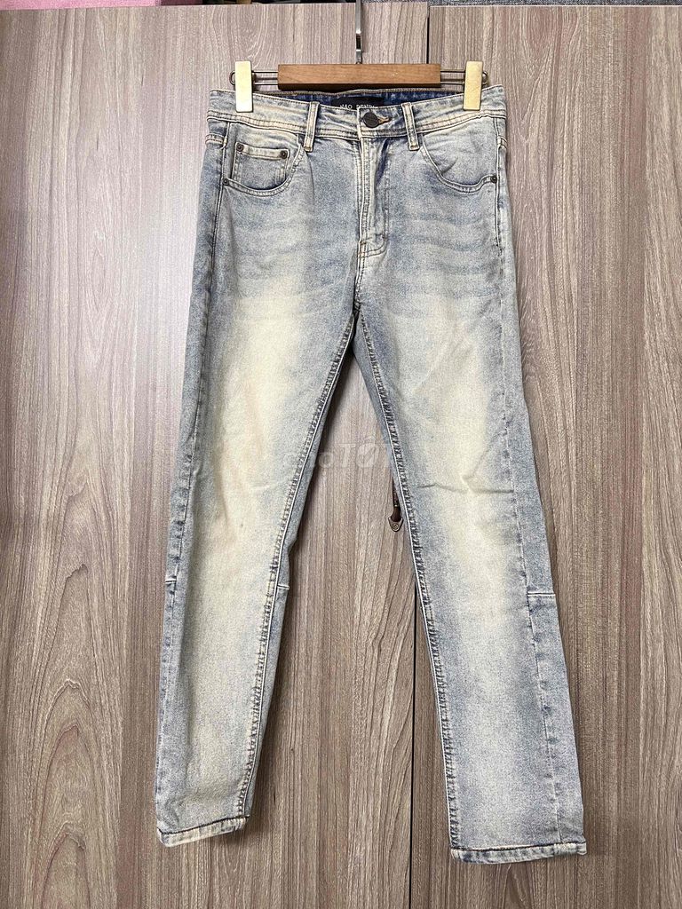 Quần jeans nam NAO DENIM xanh nhạt size 29. Mua bán Quần áo tại Quận 10 Tp Hồ Chí Minh được đăng bởi Thieee hình 1
