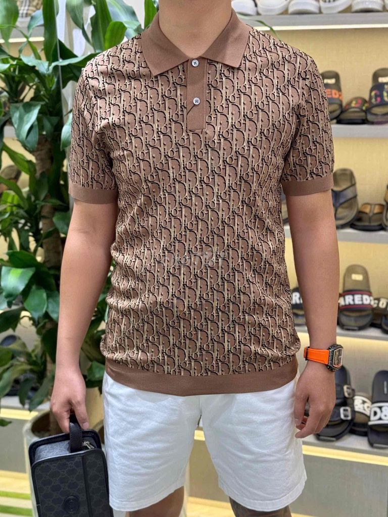 Áo Polo Dior Cotton tay ngắn nam. Mua bán Quần áo tại Huyện Chương Mỹ Hà Nội được đăng bởi Shop Cường Thịnh Luxury hình 1