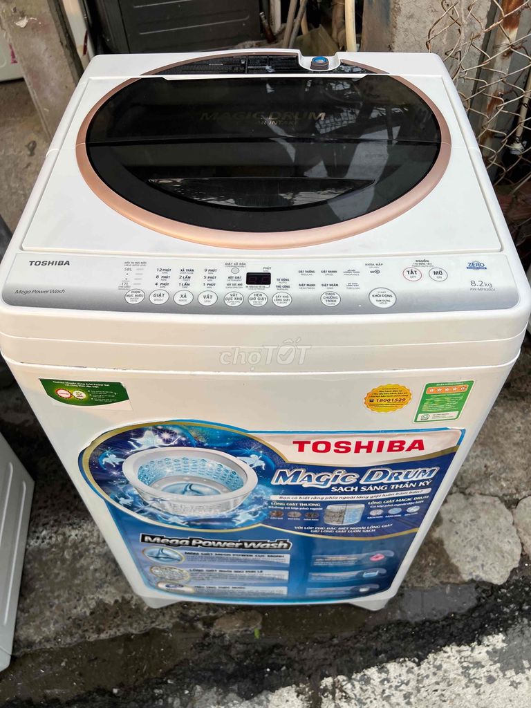 máy giặt Toshiba 8,2kg đẹp ken