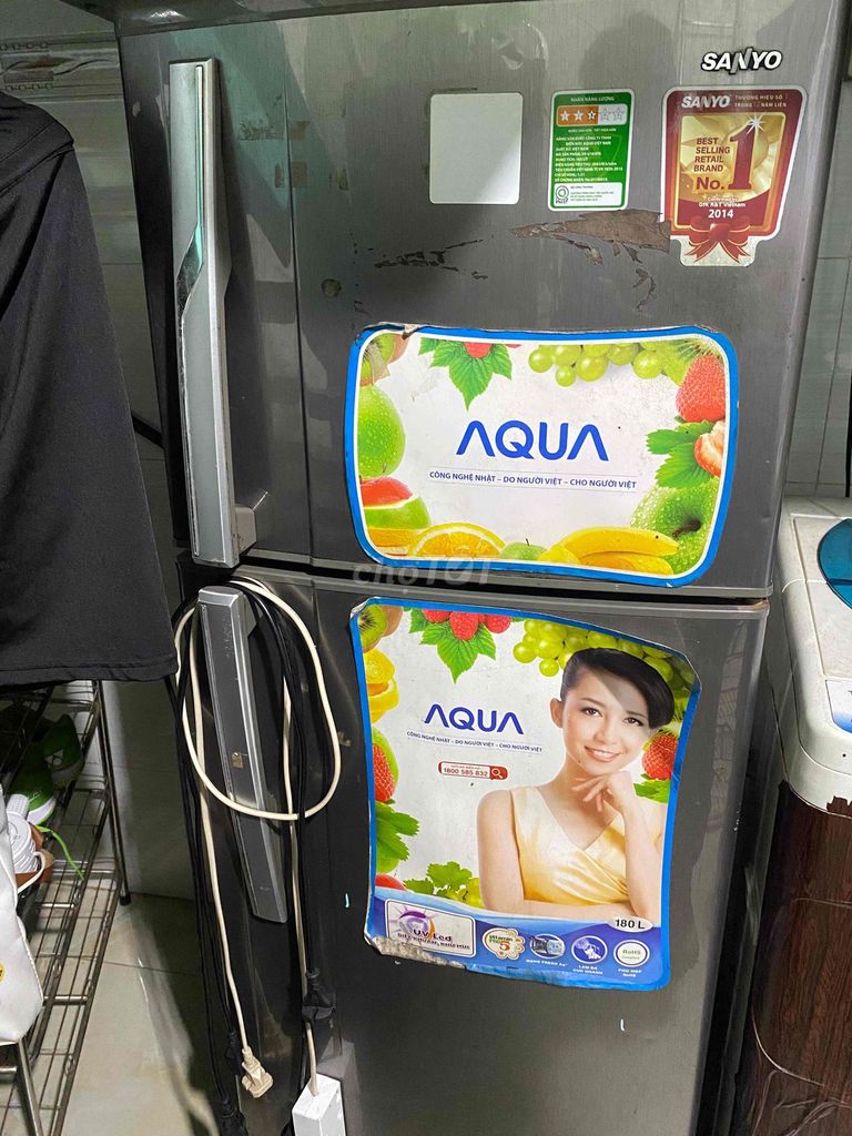 Tủ lạnh Sanyo SR-U185PN Xám 165 lít. Mua bán Tủ lạnh tại Quận Bình Tân Tp Hồ Chí Minh được đăng bởi Tấn Phát hình 1