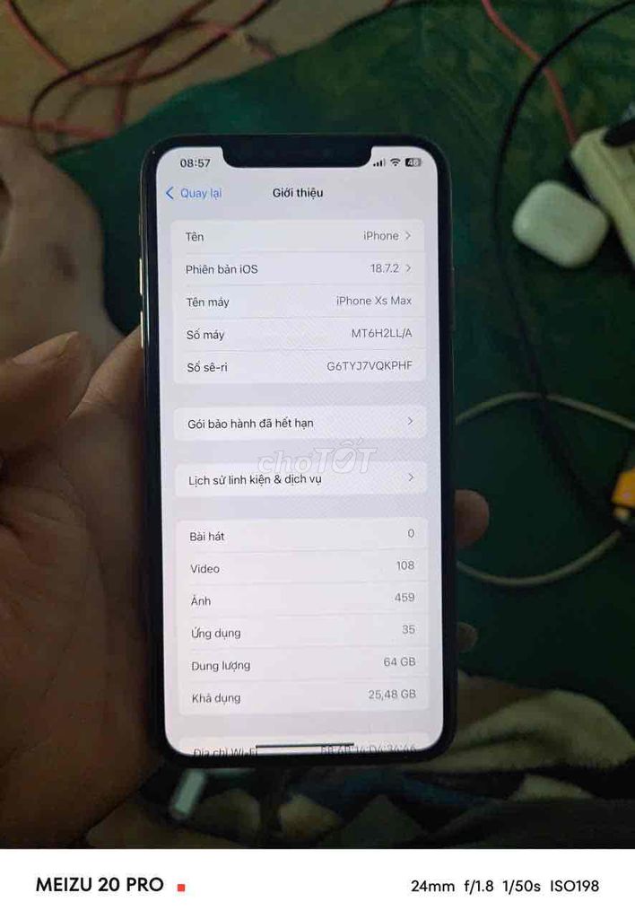 Apple iPhone Xs Max 64GB Vàng Zin. Mua bán Điện thoại tại Thành phố Buôn Ma Thuột Đắk Lắk được đăng bởi Giang Phong Trần hình 1