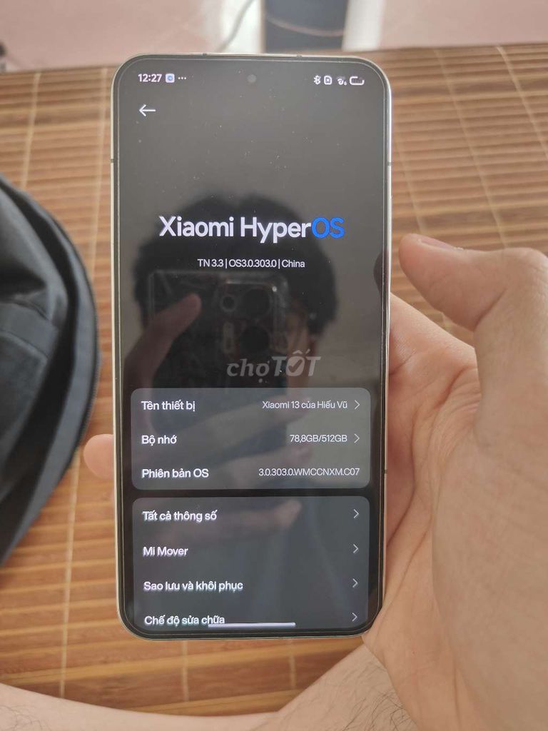 Xiaomi 13 12/512GB đã unlock. Mua bán Điện thoại tại Quận Hà Đông Hà Nội được đăng bởi Vũ Quang Hiếu hình 1
