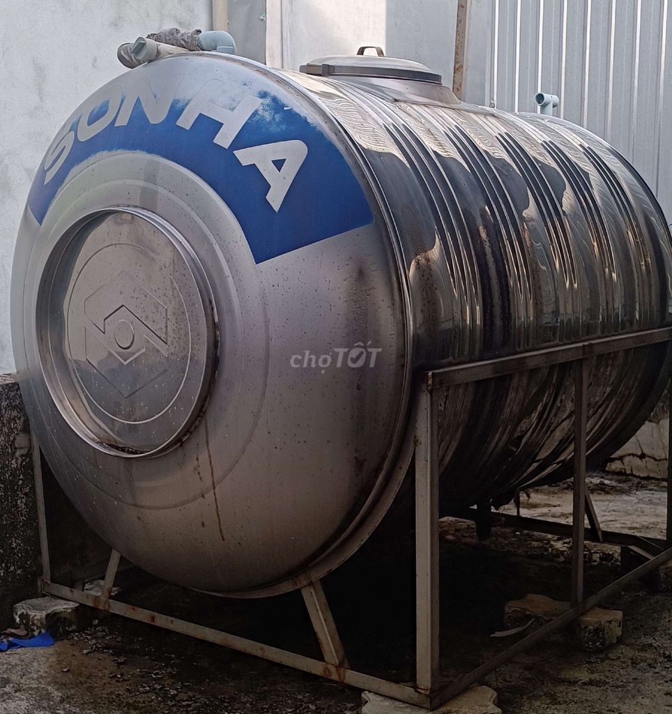 Bồn nước Sơn Hà 1000L Ngang Inox 304. Mua bán Thiết bị vệ sinh, nhà tắm tại Quận Thanh Khê Đà Nẵng được đăng bởi Bin Pham hình 1
